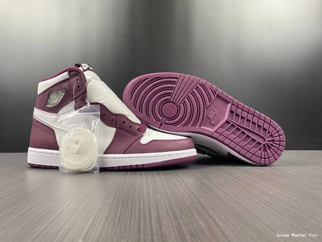 OG Jordan 1 High 555088-611 Bordeaux Air 0724